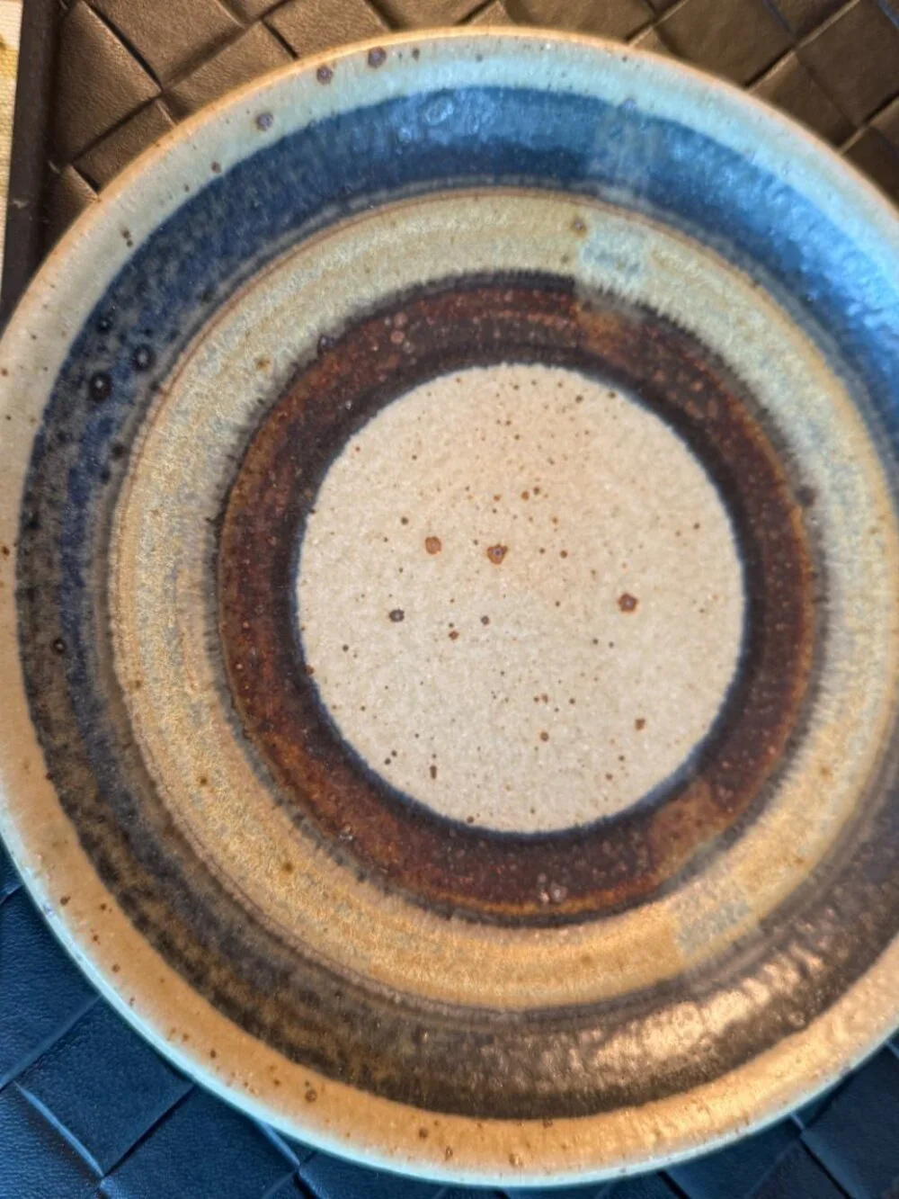 Zappa Pottery Bread & Butter Plate Handmade Stoneware 7 